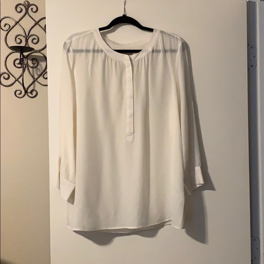 Banana Republic 3/4 Sleeve Silk Blouse